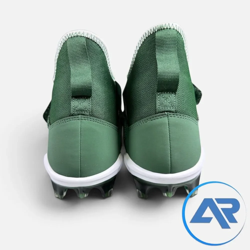 Nike Alpha Menace Pro 2 Men's Size 12.5 Football Cleats White Green BV3945-107